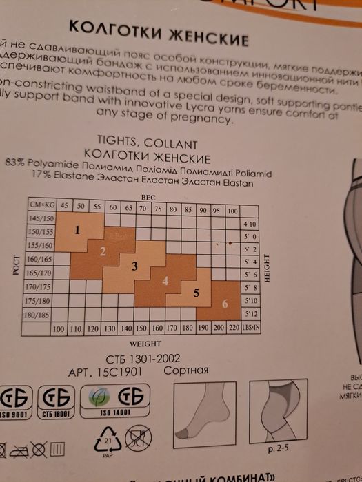 Rajstopy dla kobiet w ciąży
