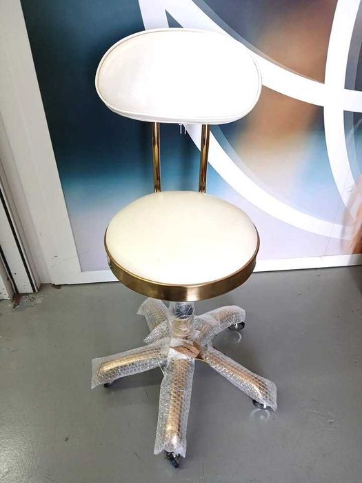 Cadeira de Manicure Douradas - NOVAS