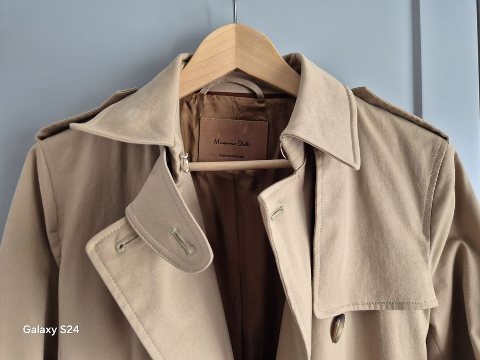 Trench/plaszcz/prochowiec Massimo Dutti model 6721  r. S