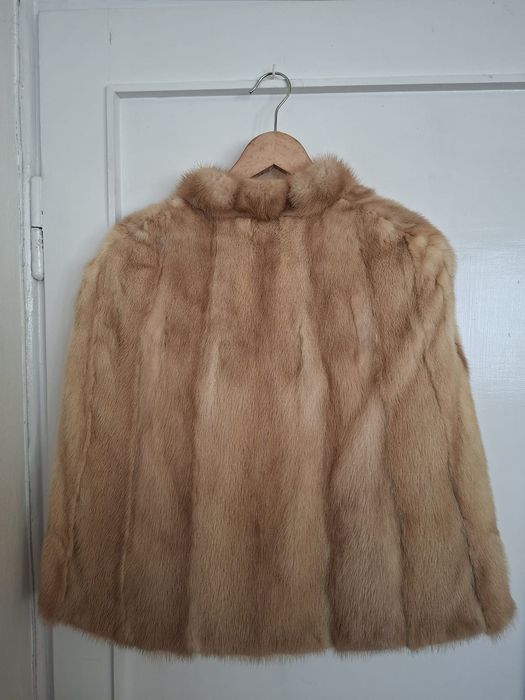 Pelerynka z norek (capelet) rozm. S/M