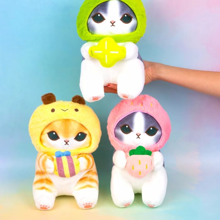 Милі котики фрукти