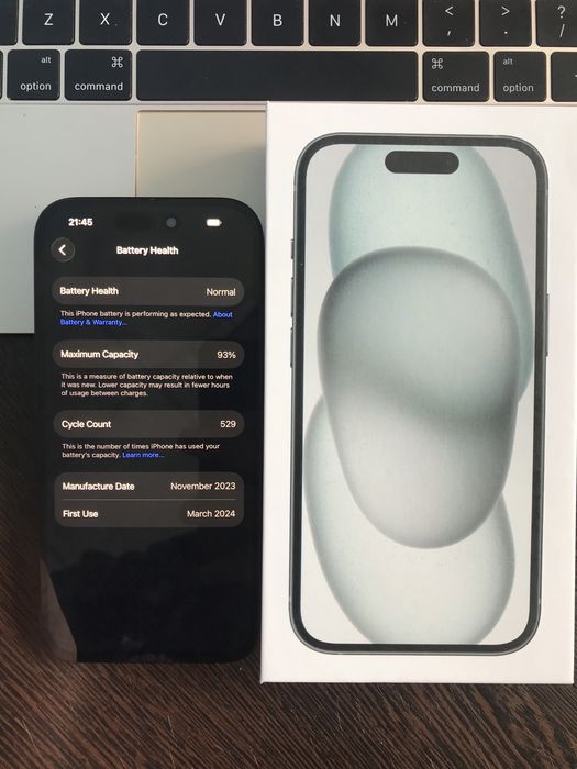 Iphone 15 128Gb Black Neverlock