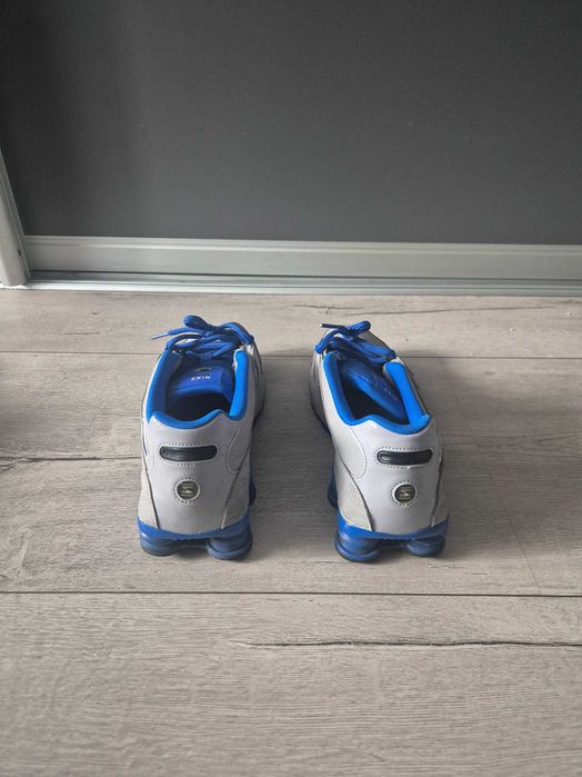 Nike Shox NZ EU 501524-022 r. 44,5 / 28,5 cm szaro-niebieskie