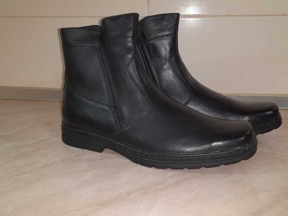 Шкіряні чоловічі зимові чоботи 43 розмір