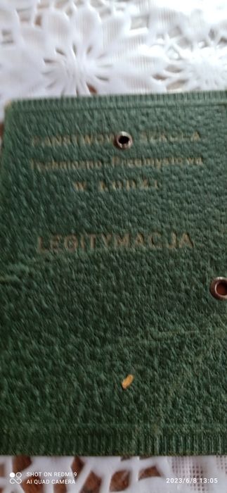 Przedwojenne ligitmacje zdjęcie