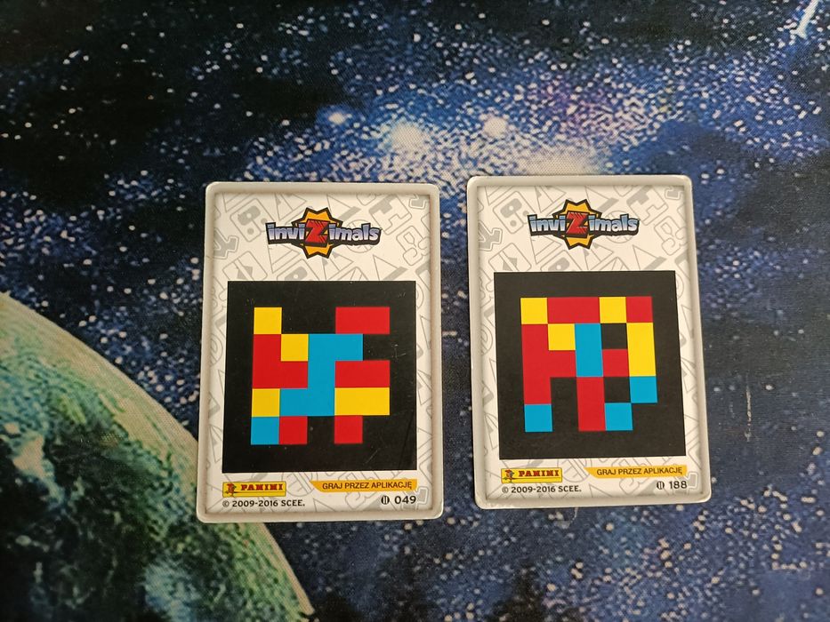 Karty Invizimals kolekcjonerskie LASER