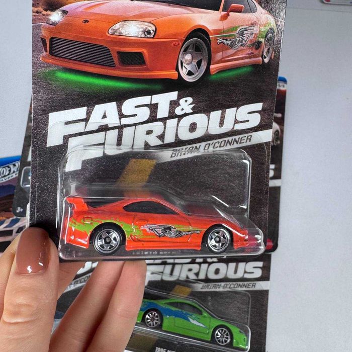 Тематична Машинка Hot Wheels Toyota Тойота Supra Brian Хот Вілс Форсаж