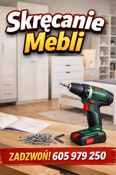 Skręcanie mebli IKEA / JYSK / Agata – szybko i solidnie