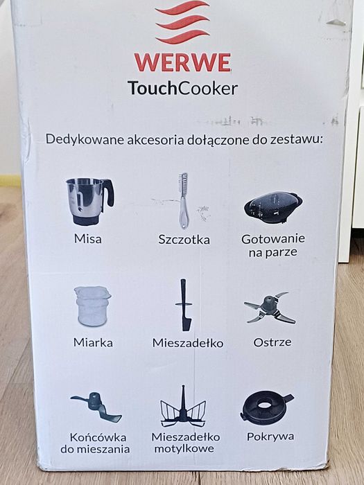 Nowy MultiCooker Werwe czarny akcesoria nakładka szatkująca Lidlomix