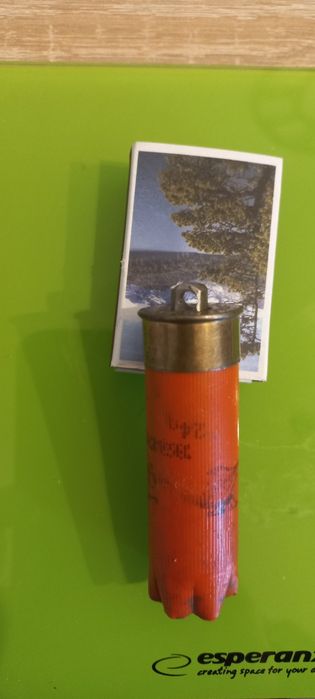 Brelok do kluczy łuska od strzelba 12