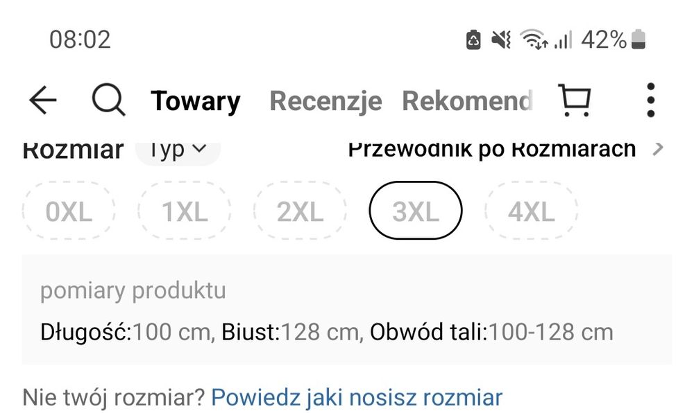 Sukienka na ramiączkach r. 3xl