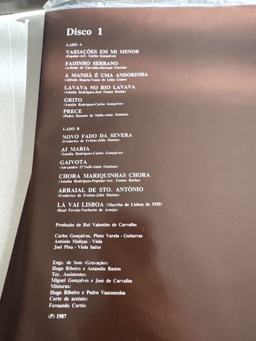 Amalia - coliseu 3 Abril de 1987