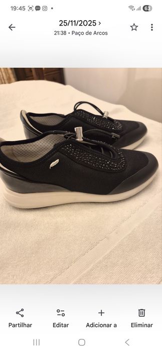 Tenis/sapatilhas pretos, 38 semi novos
