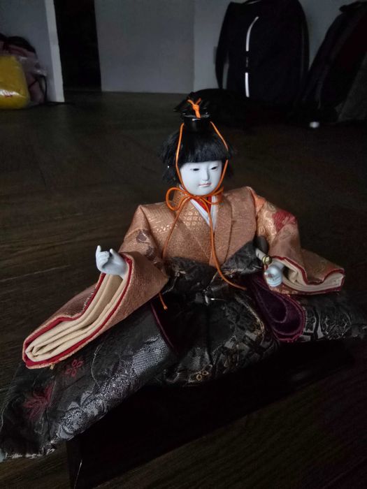 Japońska lalka Hina muzyk