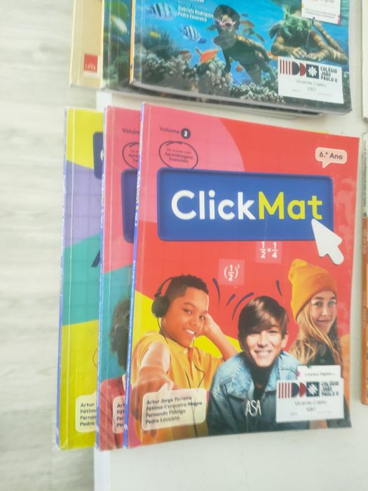 Livros manuais do 6o ano