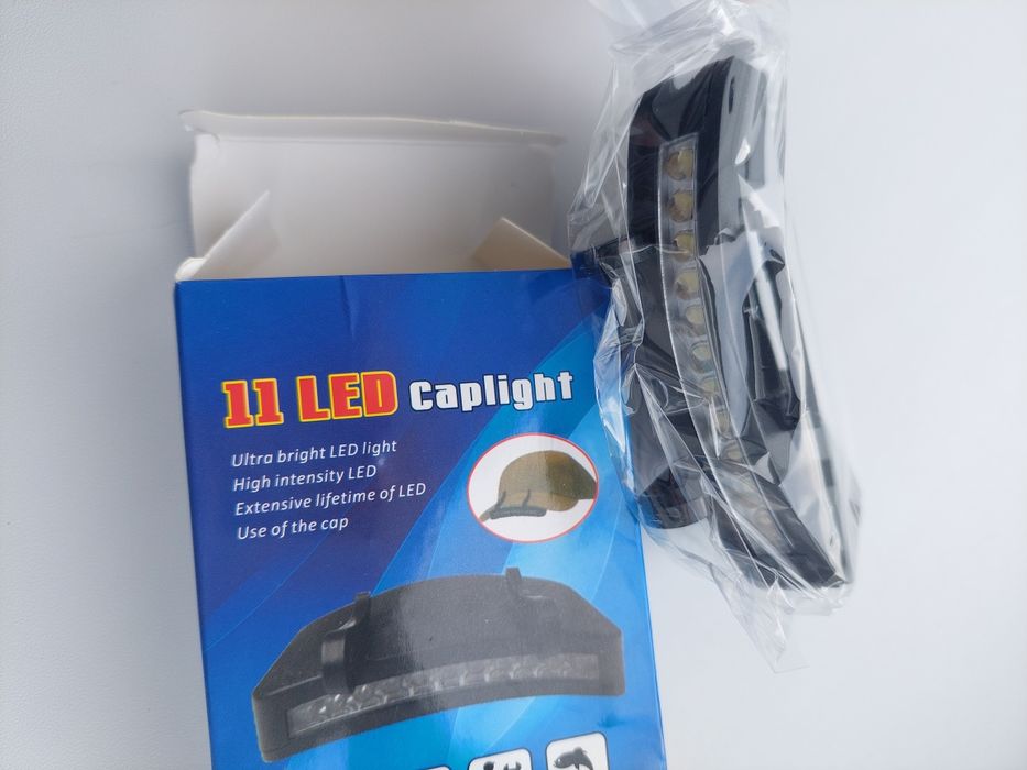 Фонарик на кепку, лед освітлення, налобний