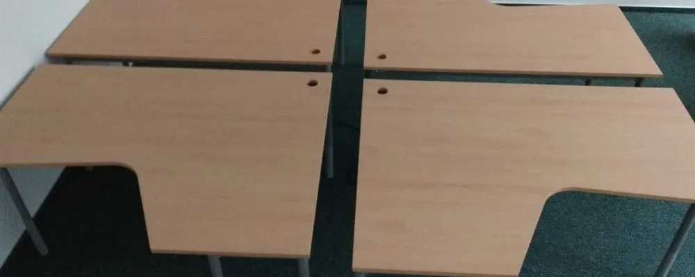 Biurko narożne 120x160 biurka stoły  praca zdalna dom biuro firma