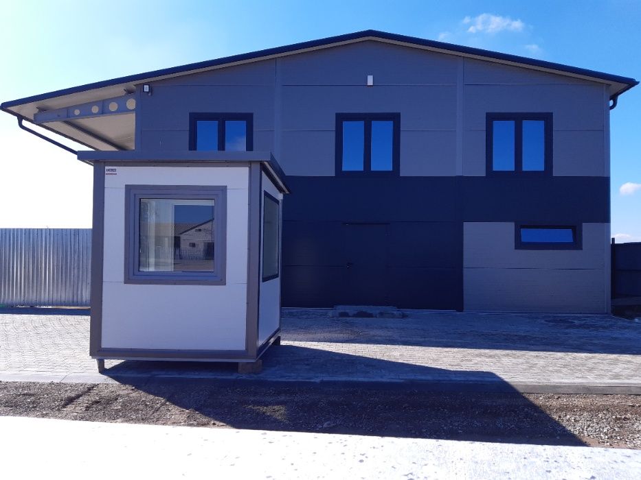 Kontener biurowy biuro socjalny stróżówka kiosk domek budka ochrony