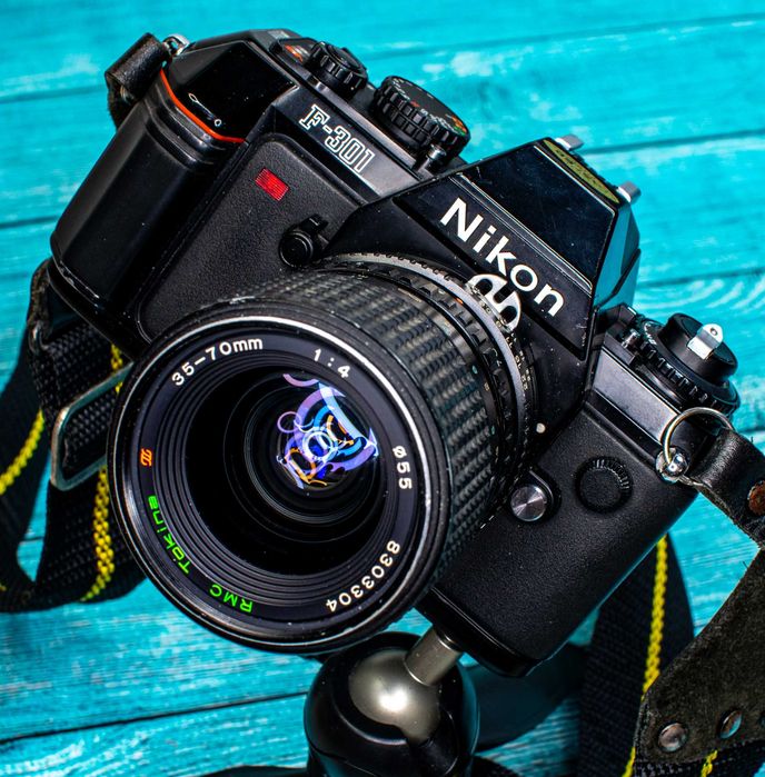 Nikon F301 + RMC Tokina 35-70 mm f 4.0 + pasek Warszawa Białołęka • OLX.pl