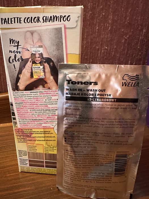 Farba palette 1/2 opakowania plus toner nowy