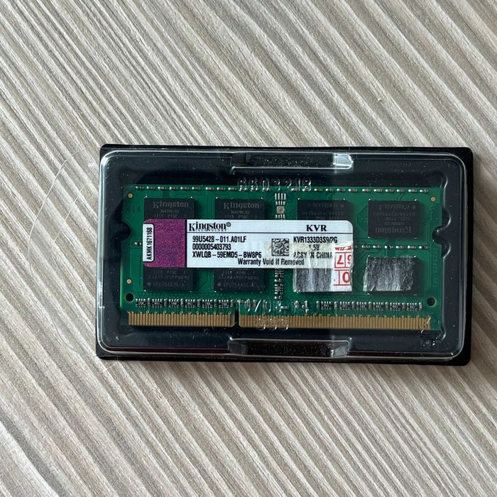 Оперативна памʼять Kingston 2GB SO-DIMM DDR3 1333 MHz (KVR1333D3S9/2G)