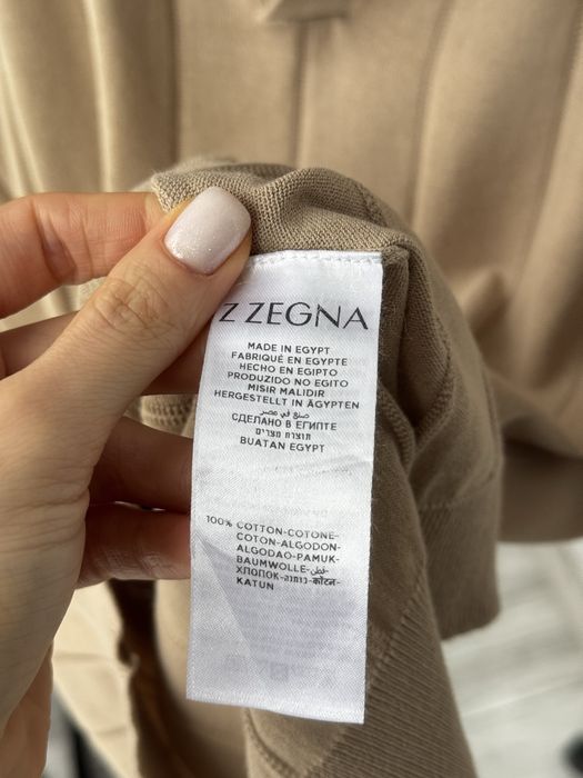 Футболка, трикотажное поло, ZEGNA