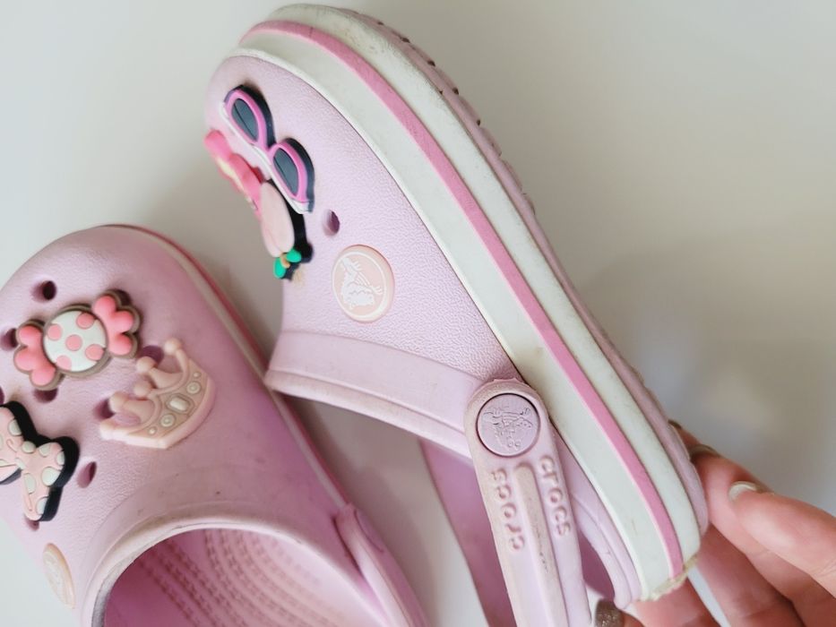 Klapki z doczepami Crocs r. 25/26