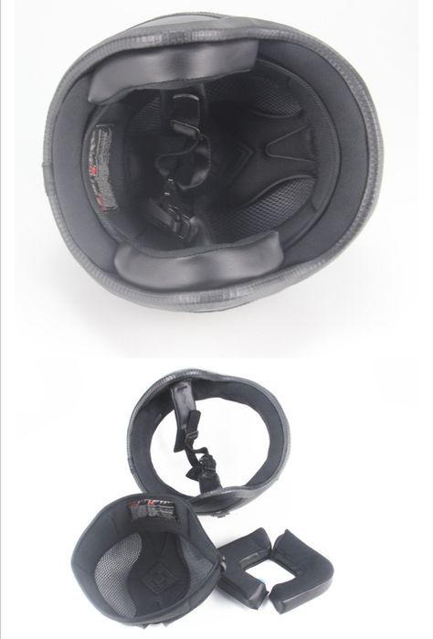 (NOVO) Capacete Aberto Mota Vintage Chopper Scooter Harley Vespa