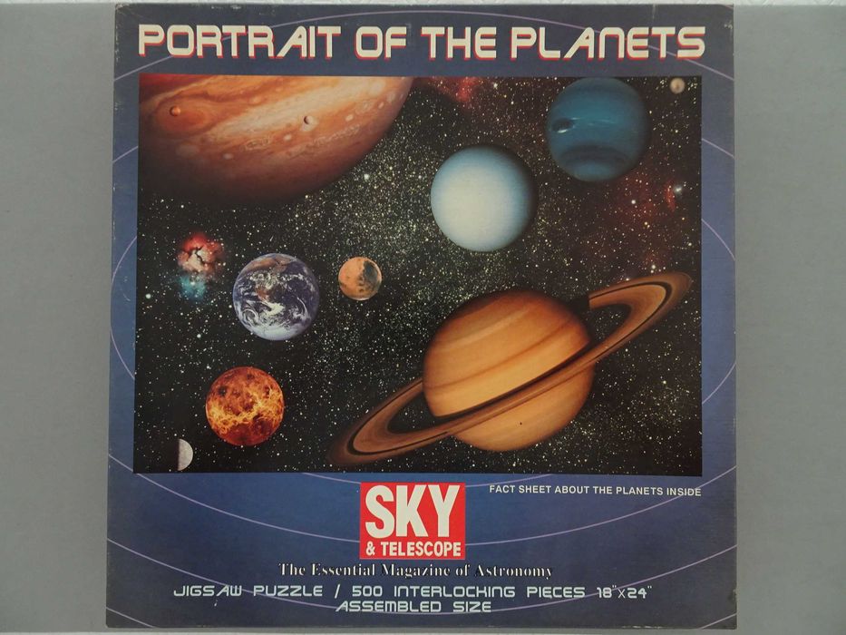 Puzzle Portrait of the Planets - Retrato dos Planetas - Astronomia