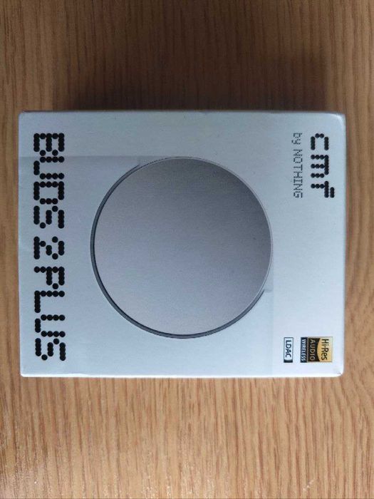 Нові бездротові TWS навушники CMF by Nothing Buds 2 Plus Light Grey