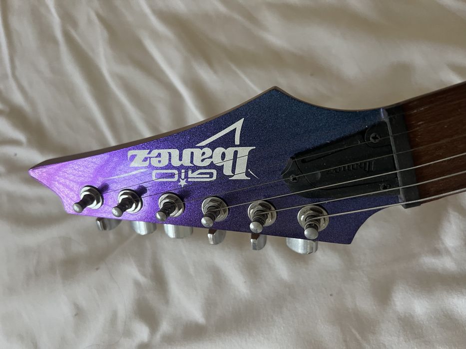 Ibanez gio blue metal chameleon