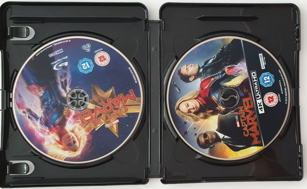 "Kapitan Marvel" 4K UHD + Blu-Ray + Slipcase UK bez PL