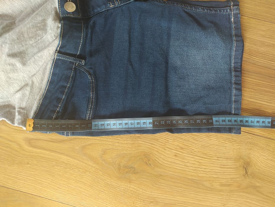 Spodenki spodnie ciążowe jeansowe S 36