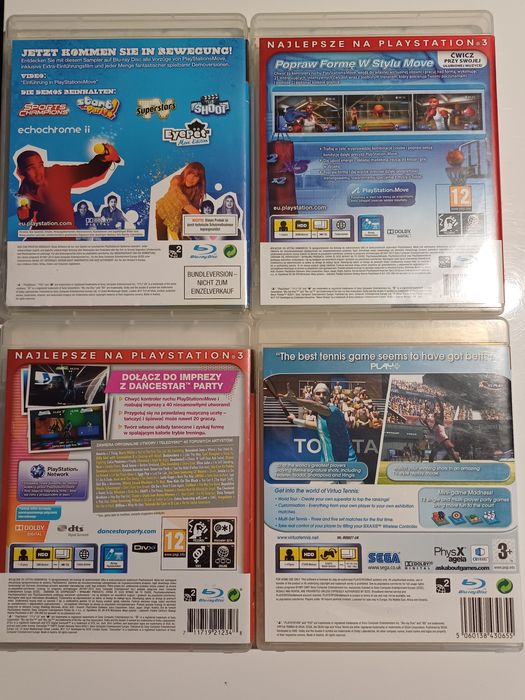 GRY PS3  Dance Star Party Tenis Fitnes Starter
