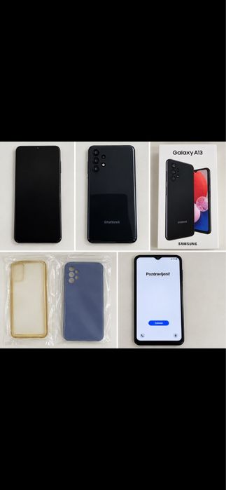 Samsung Galaxy A13 + Caixa + 2 Capas — Muito Bom Estado