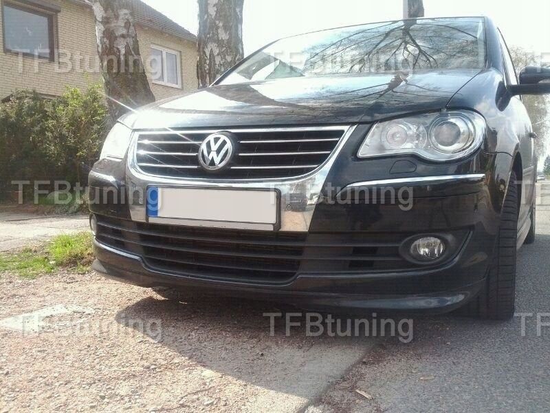 spoiler dokładka zderzaka przód vw touran 2007-2011 tfb tuning