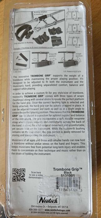 NEOTECH Trombone Grip Model 51301 Zestaw uchwytów do puzonu