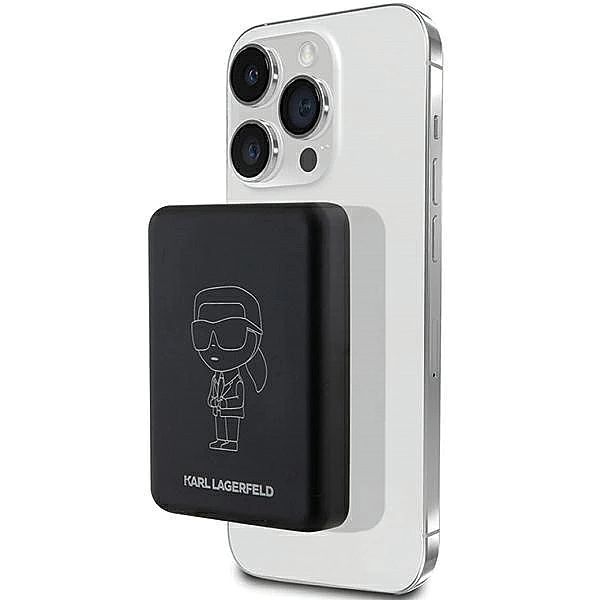 Powerbank indukcyjny Karl Lagerfeld NFT Outline Ikonik MagSafe 5000mAh