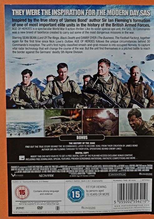 DVD Age of Heroes