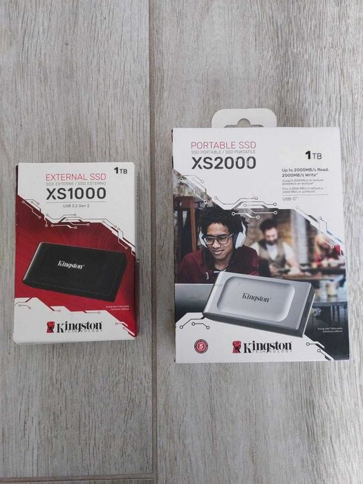 Зовнішній SSD 1TB Kingston XS2000 / XS1000 – швидкий USB-C накопичувач для ноутбука, ПК і телефону