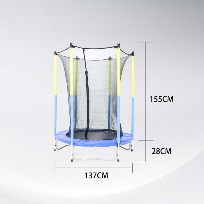 Батут свеча, 183 см - 312 см. С дугами от производителя.