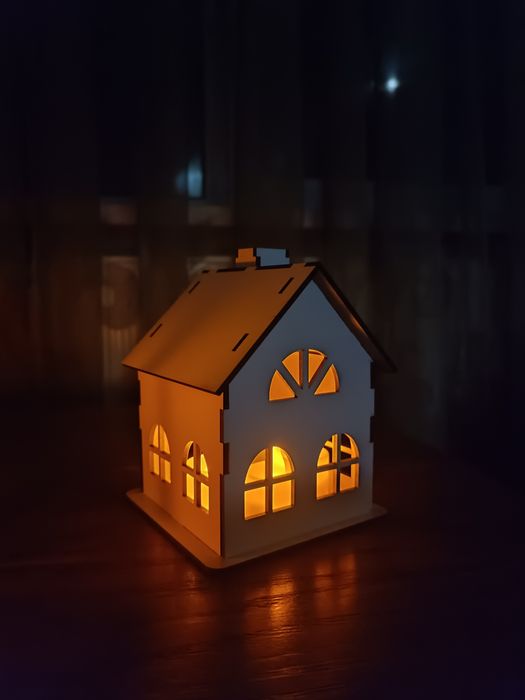 Набір будиночоків, заготовка новорічна