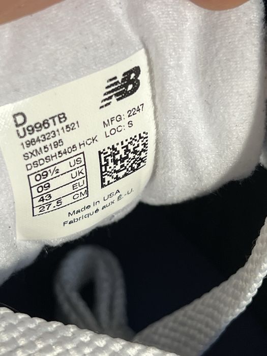 Чоловічі кросівки New Balance 996 Made in USA 43 р.