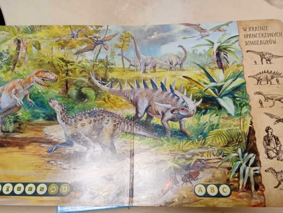 Książka interaktywna Dinozaury Albik. Pióro sprzdeaję oddzielnie