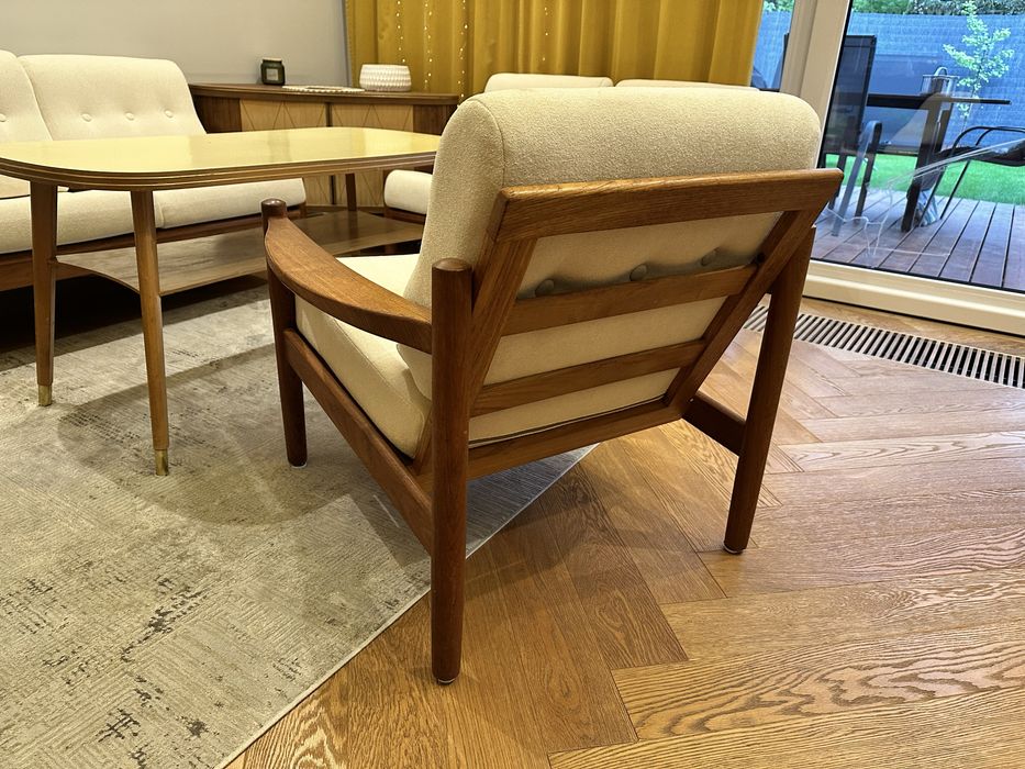 Dunskie meble Tekowe Vintage designer Domino Møbler, lata 70