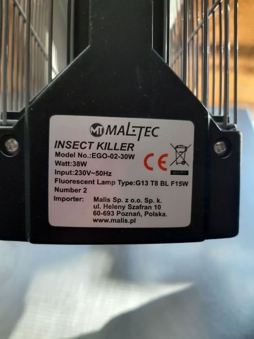 Ловушка для насекомых Maltec Ego-02-30W 130 кв.м.