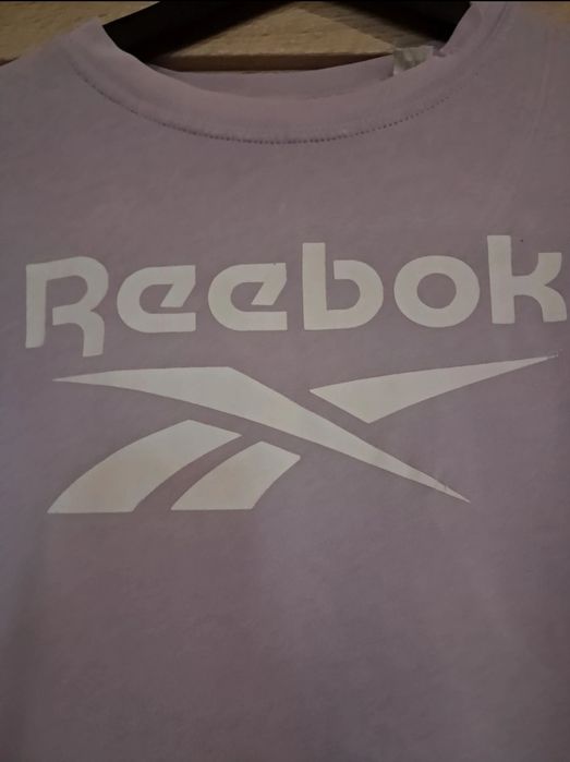 Bluzka reebok liliowa