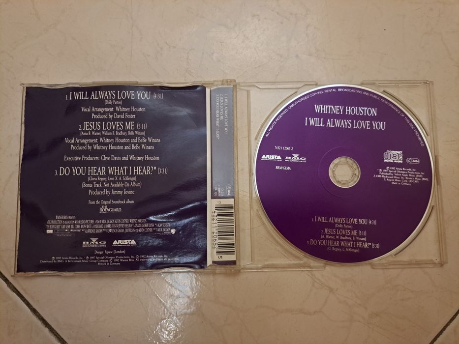 Cd de músicas da Whitney Houston