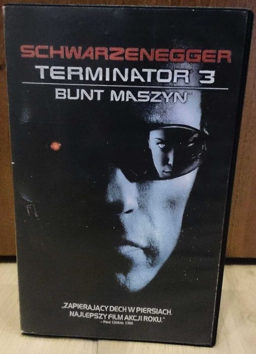 Terminator TRYLOGIA 1 oraz 2 i 3 na sprzet magnetowid - VHS FILMY kasety