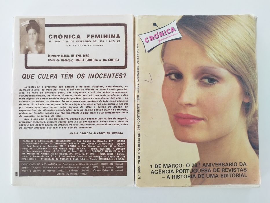 Revistas Crónica Feminina 1976